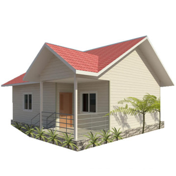 Heat sound insulated light steel structure house